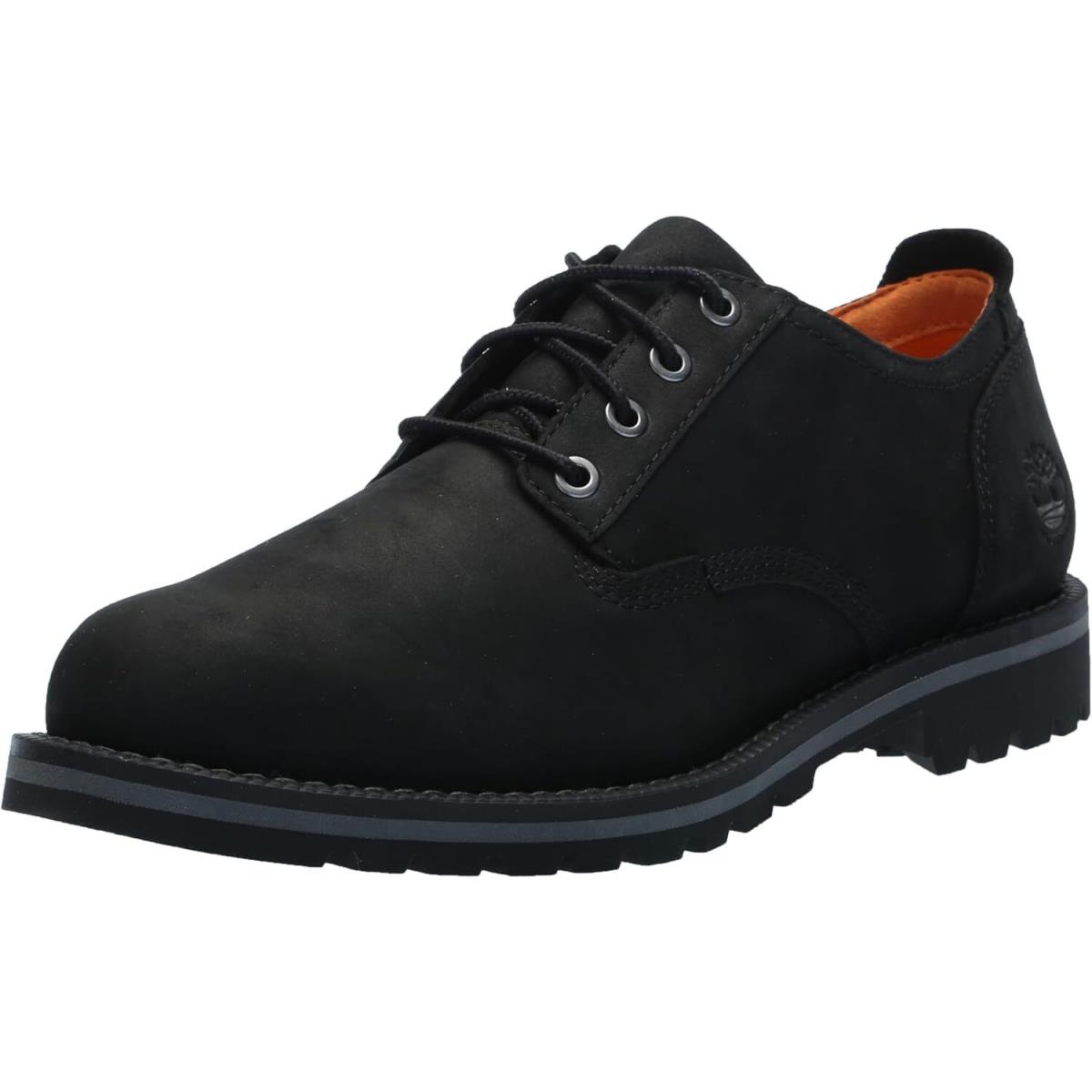 Timberland Men`s Redwood Falls Lace Up Waterproof Shoe Black Nubuck