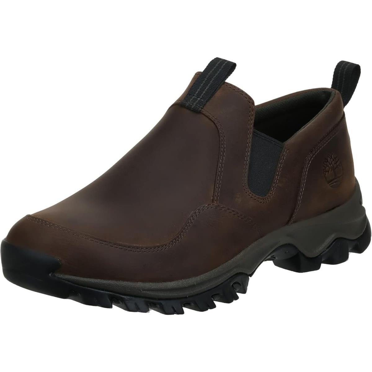 Timberland Men`s Mt. Maddsen Slip-on Hiking Shoe - Dark Brown Full Grain