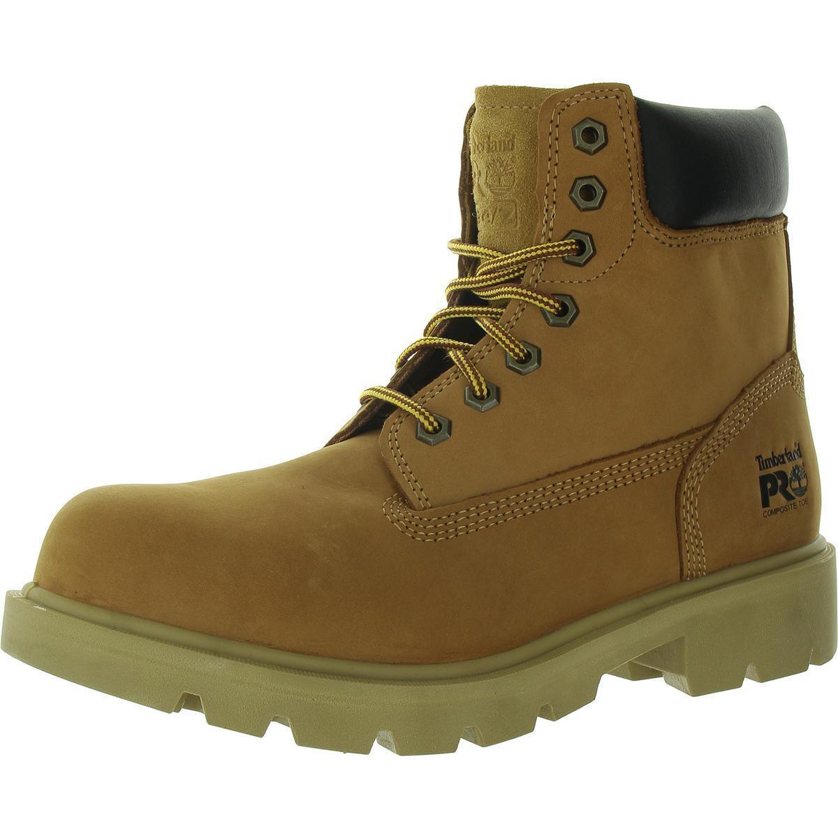 Timberland Mens Sawhorse Tan Work Safety Shoes 7.5 Medium D Bhfo 2715 - Tan