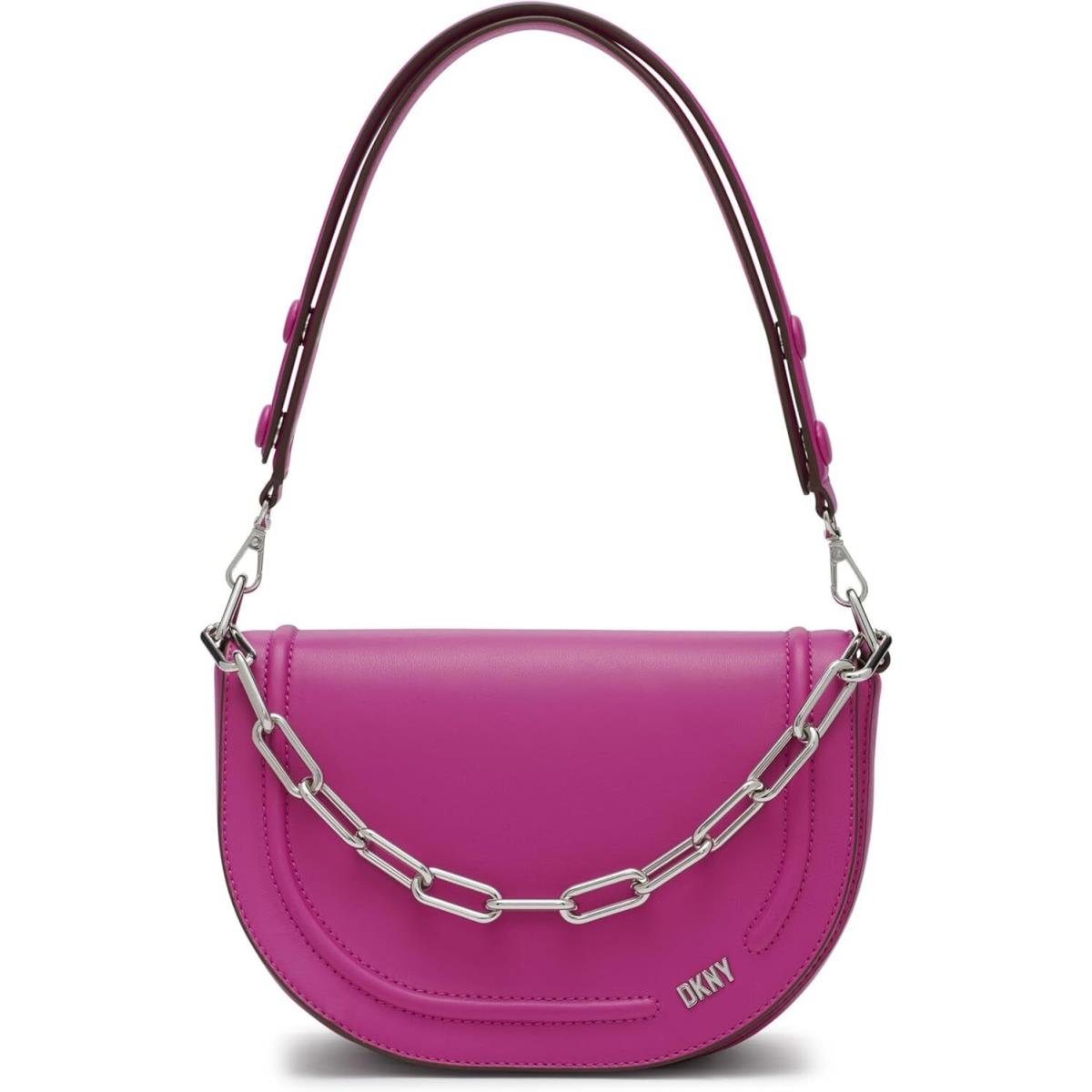 Dkny Orion Flap Bag Dark Orchid