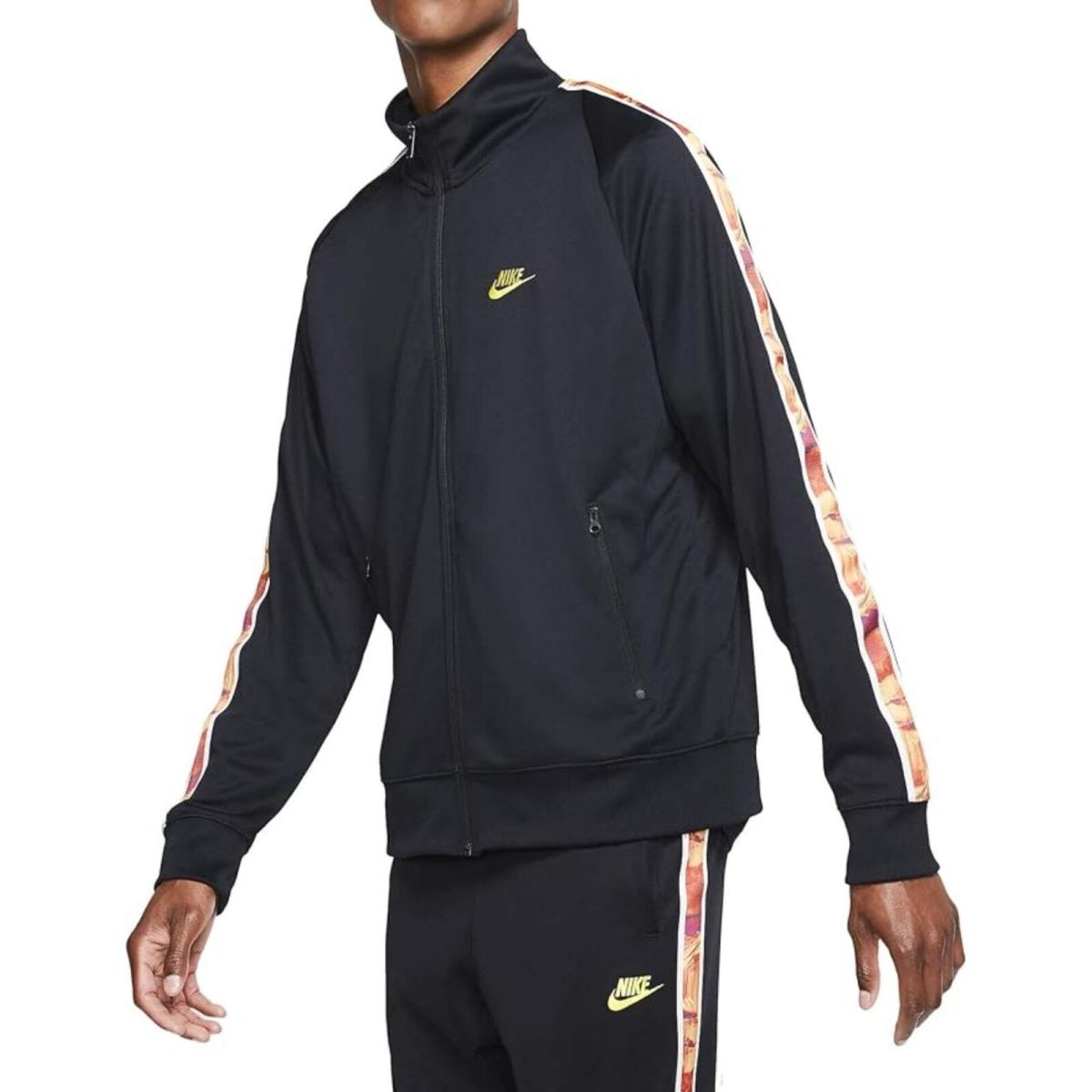 Nike Organic Distortion Jacket Black/yellow CW4806-010 Men`s