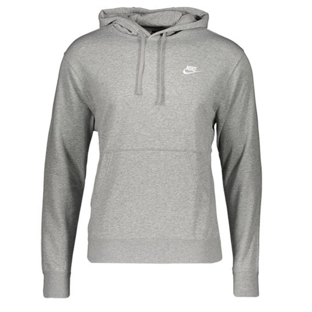 Nike Nsw Club Pullover Optimist Hoodie Mens Style : Cz7857 - Heather Grey