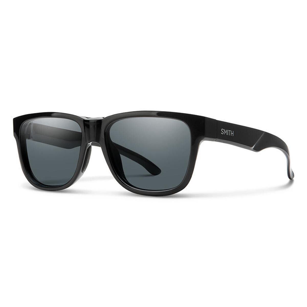 Smith Lowdown 2 Core Sunglasses Polarized Gray Lens Matte Black Frame