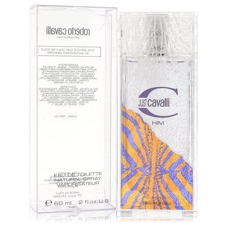 Just Cavalli by Roberto Cavalli Eau De Toilette Spray 2 oz Men