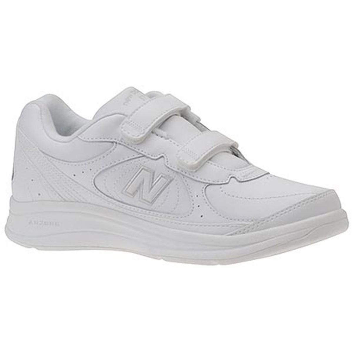 New Balance Womens 577 Hook and Loop White Walking Shoes 12 Wide C D W 5991 - White