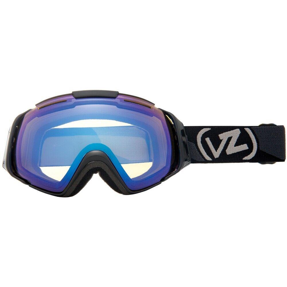 Vonzipper Adult El Kabong Snowmobile Black Gloss/yellow Chrome One Size Goggles by VonZipper