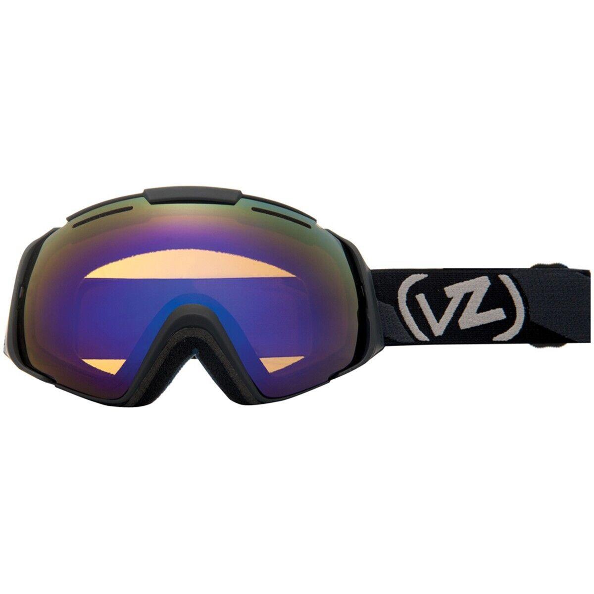 Vonzipper El Kabong Snowmobile Black Satin/astro Chrome OS Goggles by VonZipper