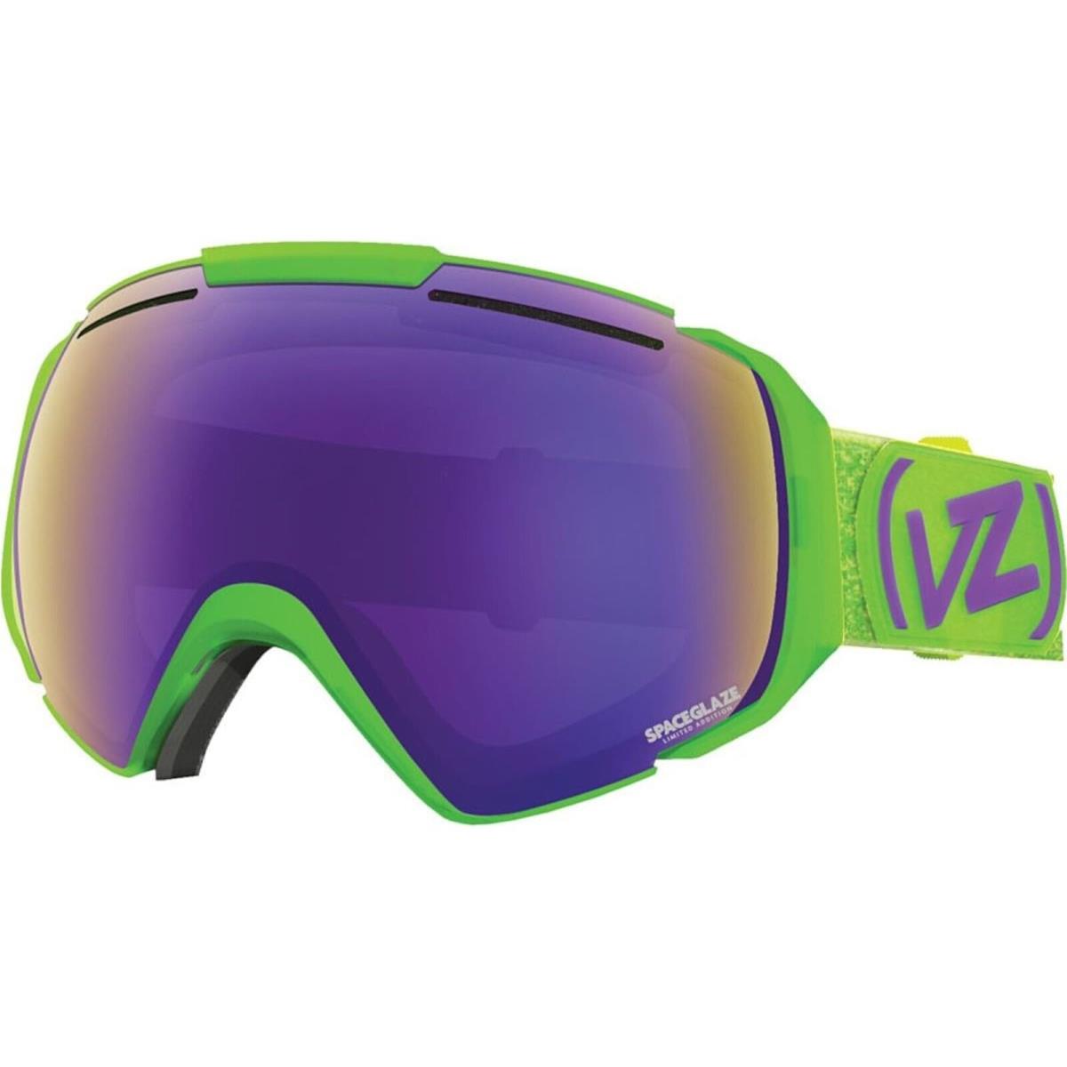 Vonzipper El Kabong Snowmobile Spaceglaze Lime/meteor Chrome OS Goggles by VonZipper