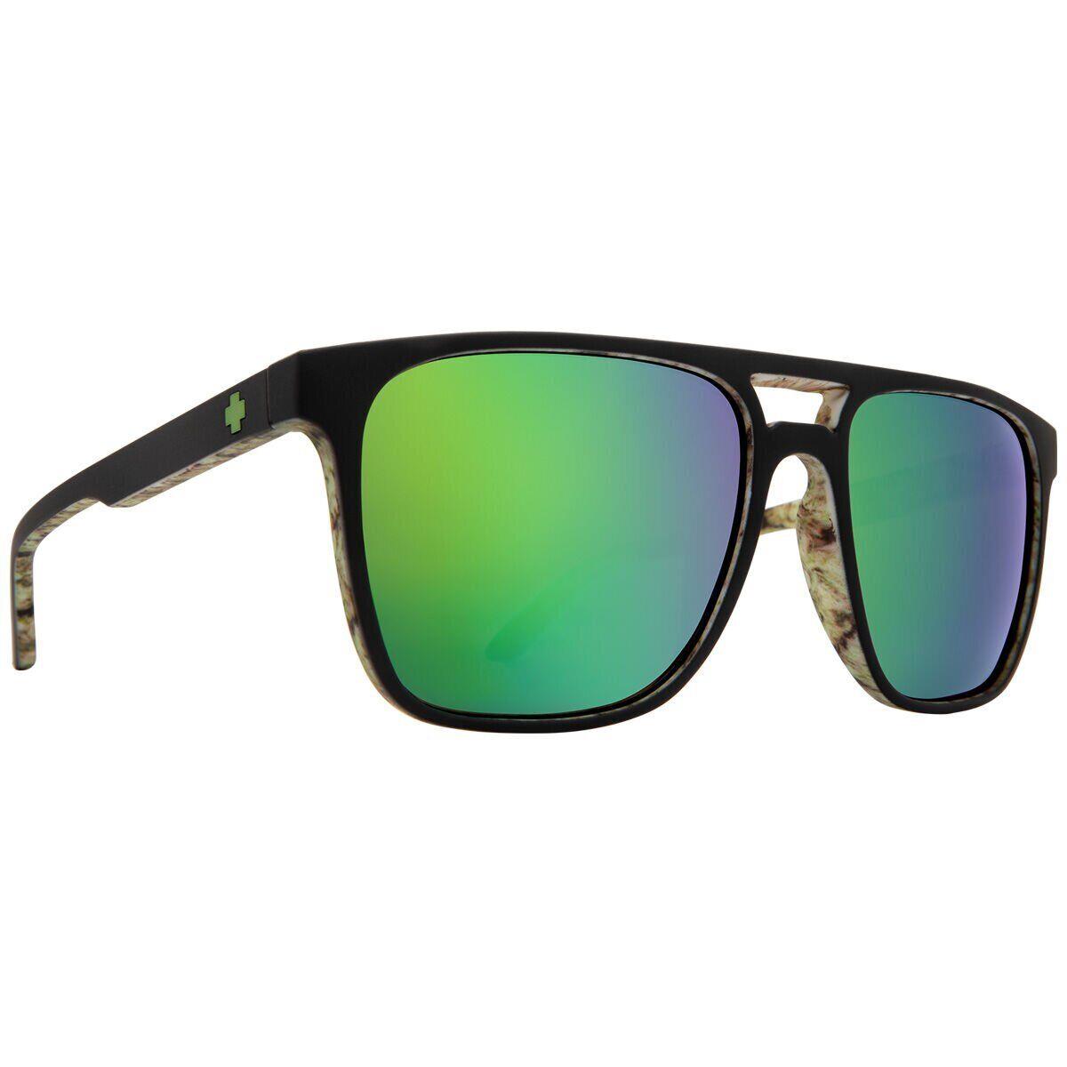 Spy Optics Men`s Czar Black Matte Sunglasses - HD Plus Bronze with Green Spectraa Mirror, Frame: Black Matte, Lens: HD Plus Bronze with Green Spectraa Mirror