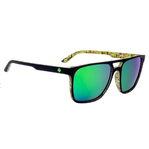 Spy Optic Czar Sunglasses - Mt Blk Cushwall/ Happy Brnz Green Spectra Mirr - Frame: Matte Black Cushwall, Lens: Happy Bronze Green Spectra Mirror