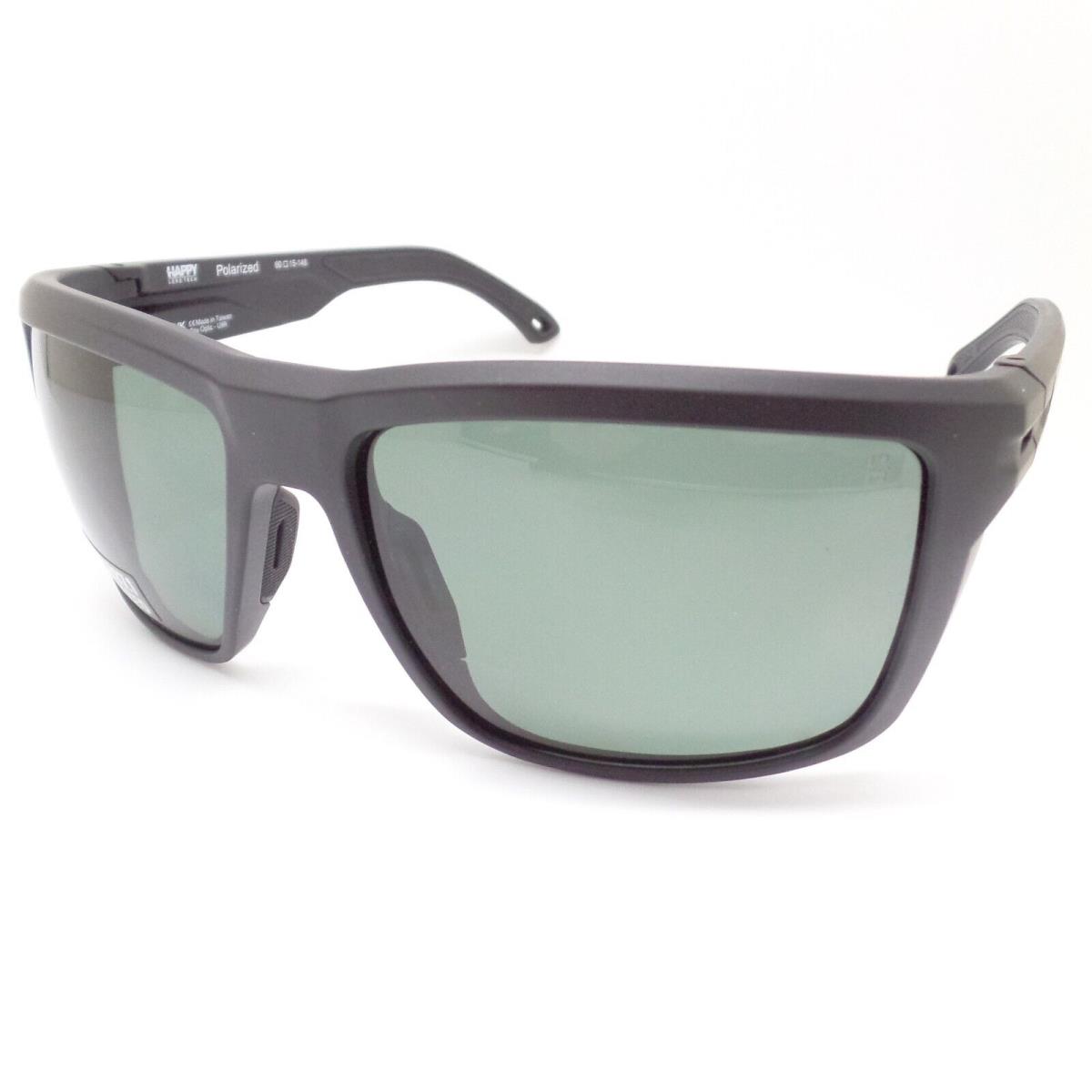 Spy Optics Overhaul XL Matte Black Gray Green Polarized Sunglasses - Frame: Matte Black, Lens: Gray Green