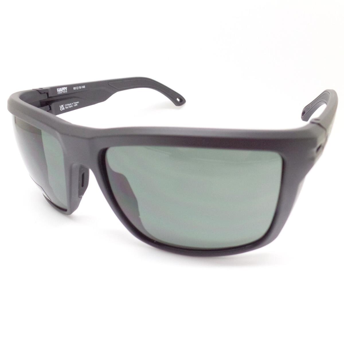 Spy Optics Overhaul XL Matte Black Gray Green Sunglasses - Frame: Matte Black, Lens: Gray Green