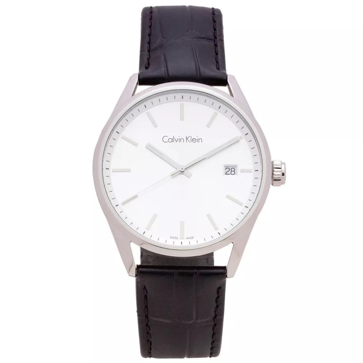Calvin Klein Men`s Formality Silver Dial Watch - K4M211C6