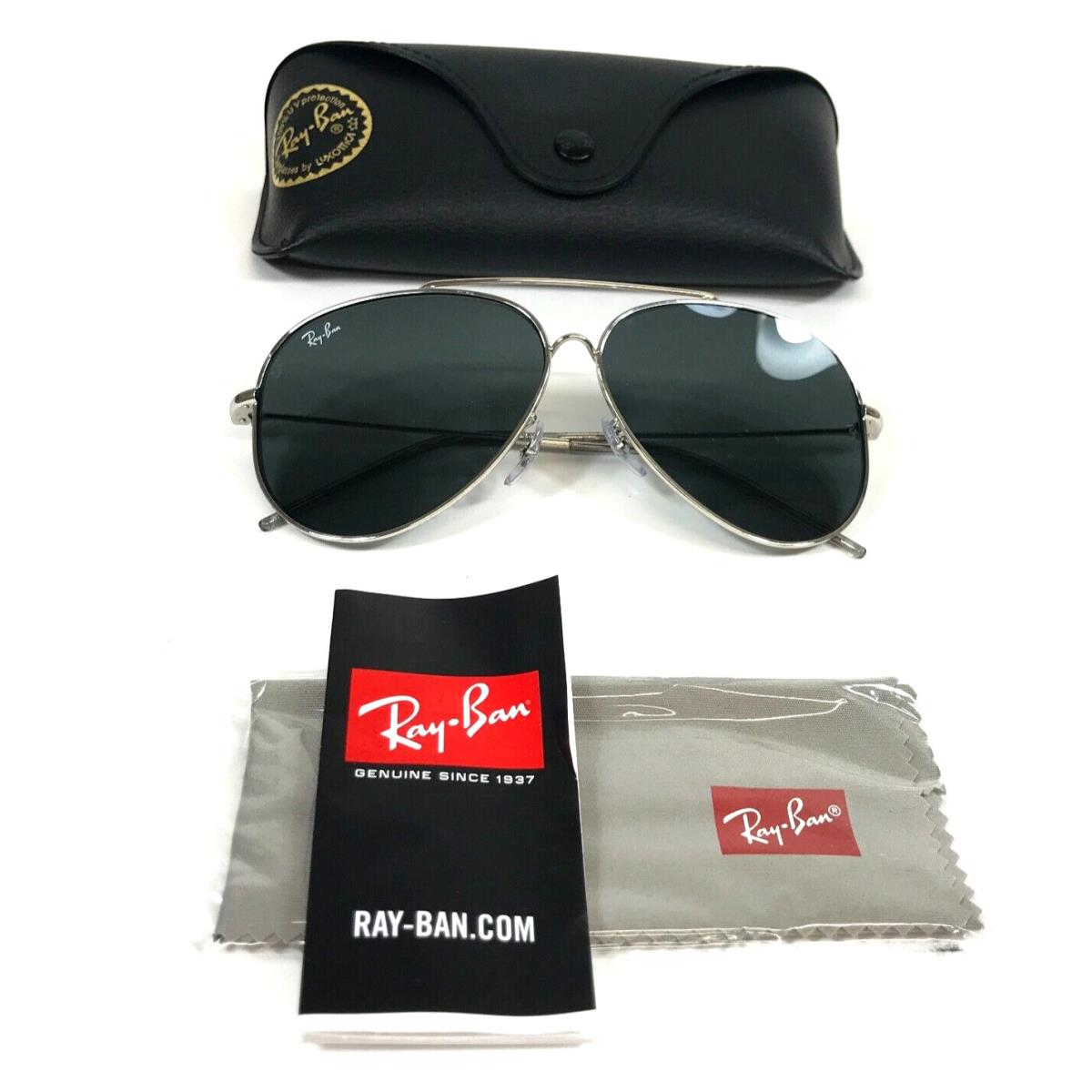 Ray-ban Sunglasses RBR0101S Ray-ban Aviator Reverse 003/GR Silver w/ Gray Lenses