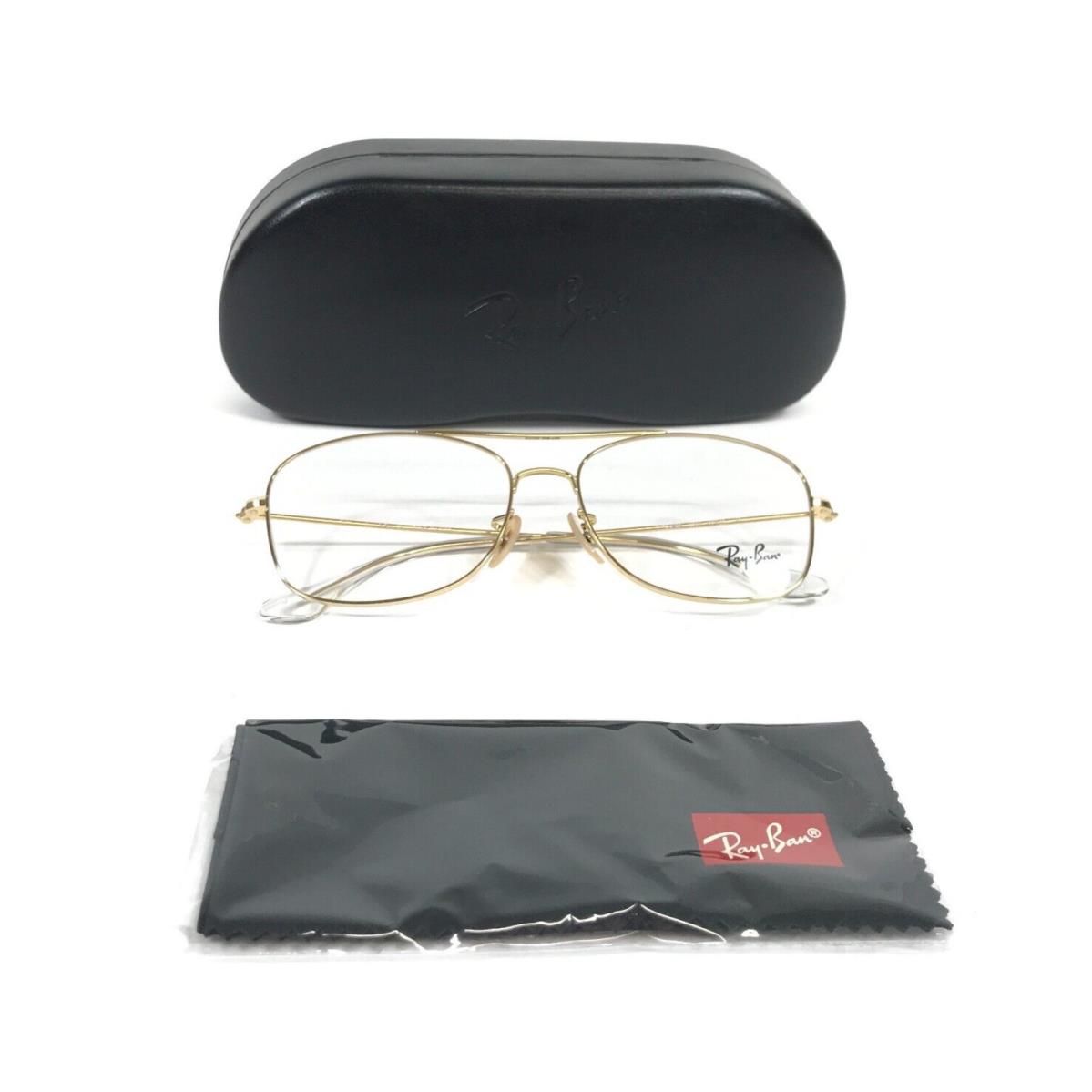 Ray-ban Eyeglasses Frames RB6499 2500 Arista Gold Aviator Full Rim 55-15-140