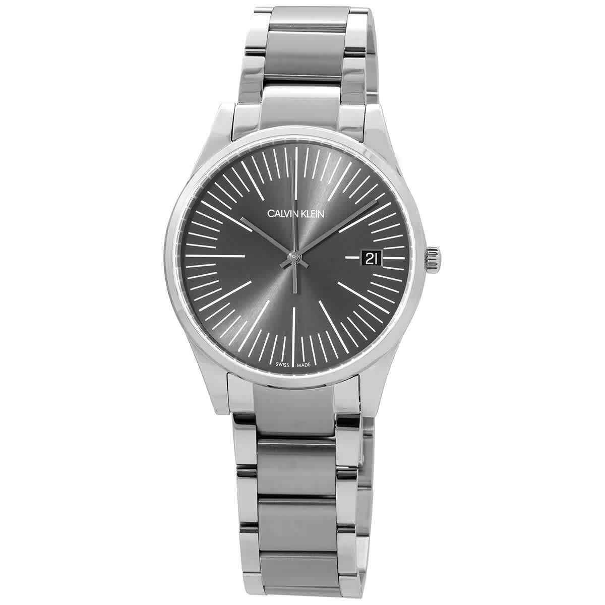 Calvin Klein Quartz Grey Dial Men`s Watch K4N21143