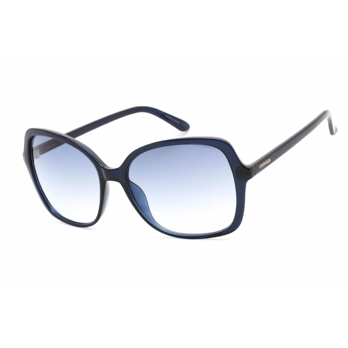 Calvin Klein CK19561S-410 Milky Navy Sunglasses