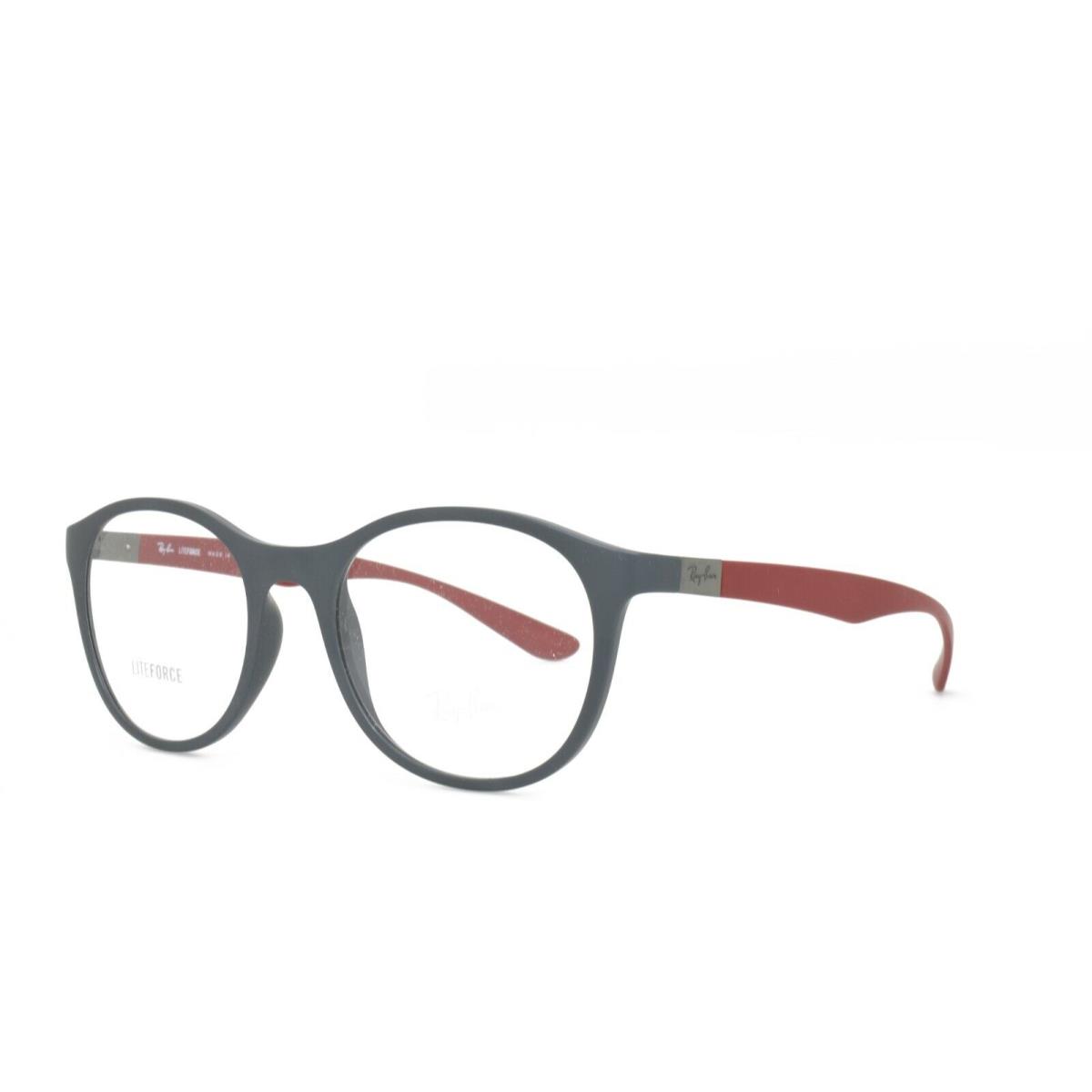 Ray-ban Eyeglasses Italy Liteforce Gray Red 51-19-140 7166 5915