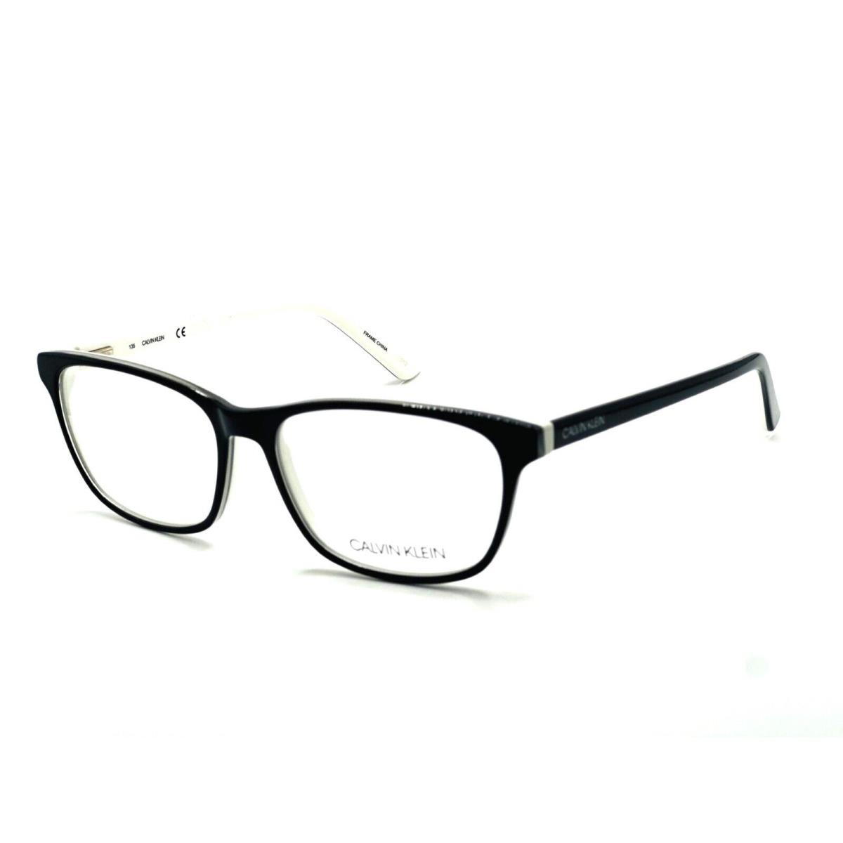 Calvin Klein CK18515 002 Black/white Women Eyeglasses 53mm 15 135