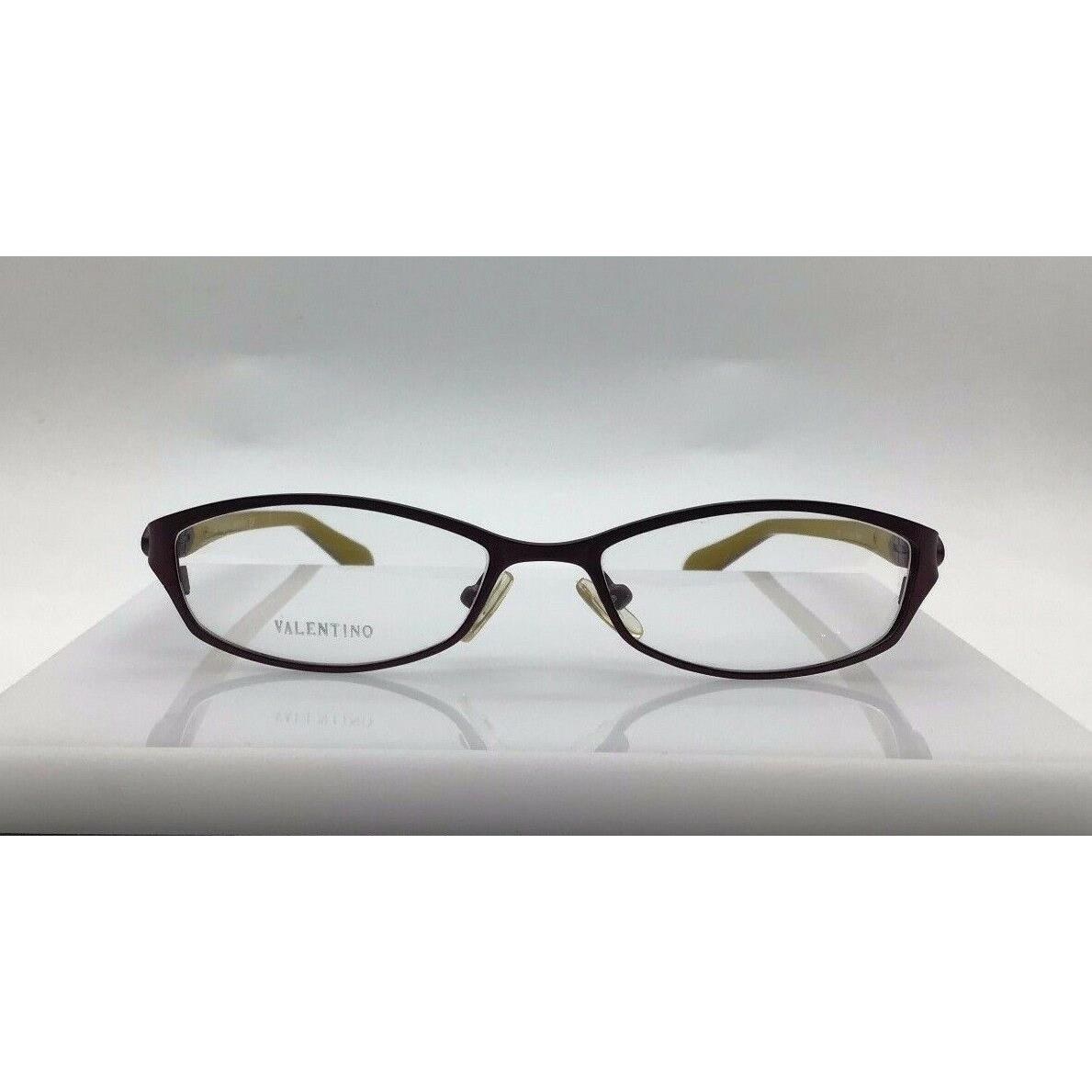 Valentino V 5591 Burgundy 0NJR Metal Eyeglasses Frame 49-15-130 Store Display