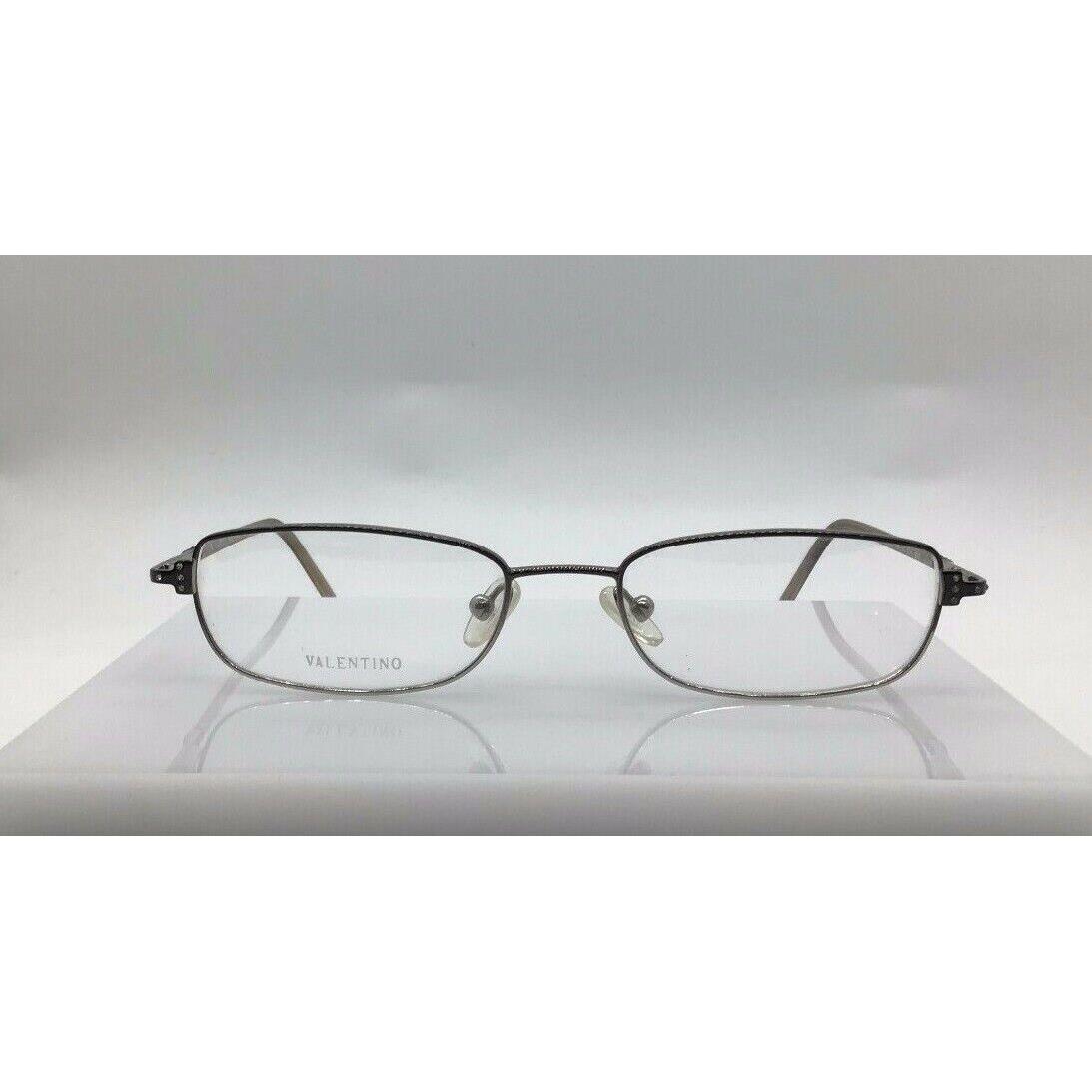 Valentino V 5317 Black/silver 001E Eyeglasses 50-17-135 W/stones Store Display