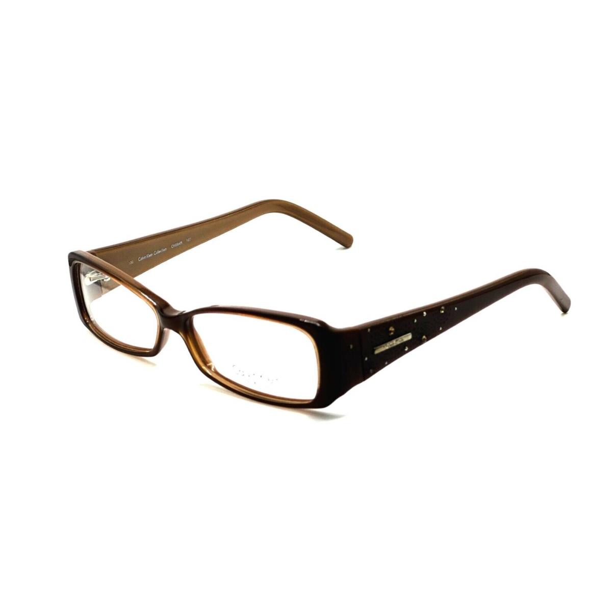 Calvin Klein CK694R 107 Brown Women Eyeglasses 52mm 13 130 Italy