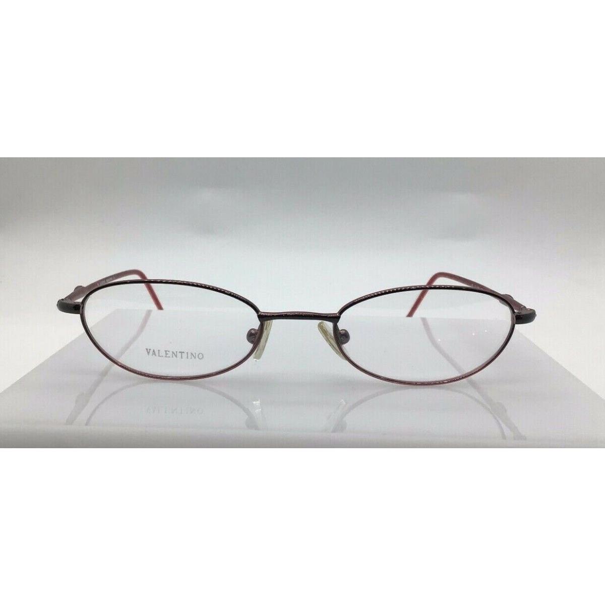 Valentino V 5234 Black/red H89 Metal Eyeglasses Frame 47-18-130 Italy