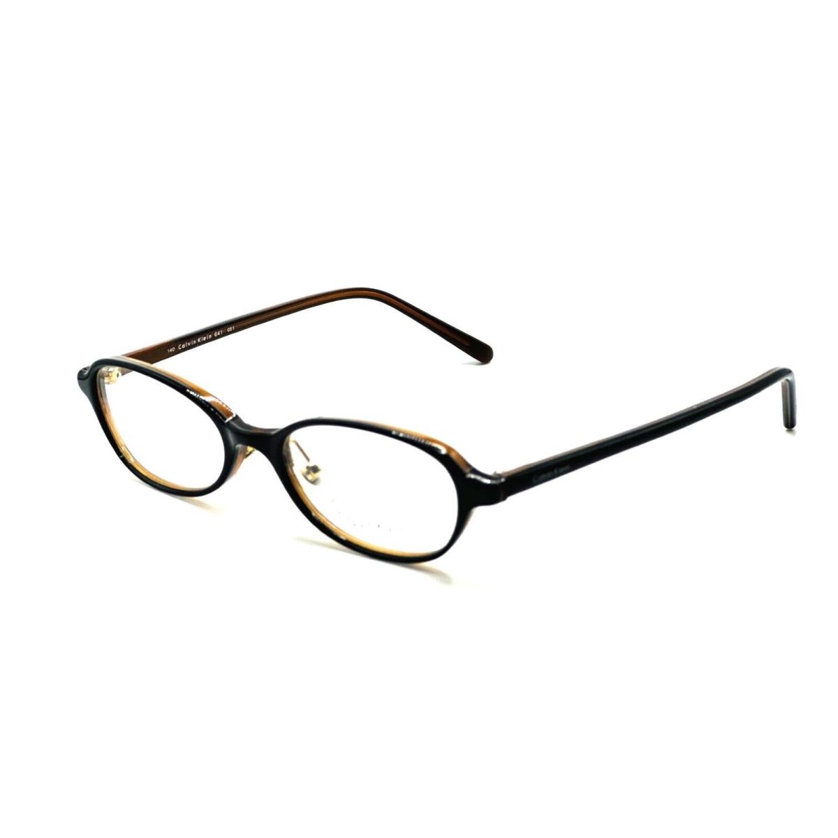 Calvin Klein 641 051 Black Horn/brown Women Eyeglasses 48mm 18 140