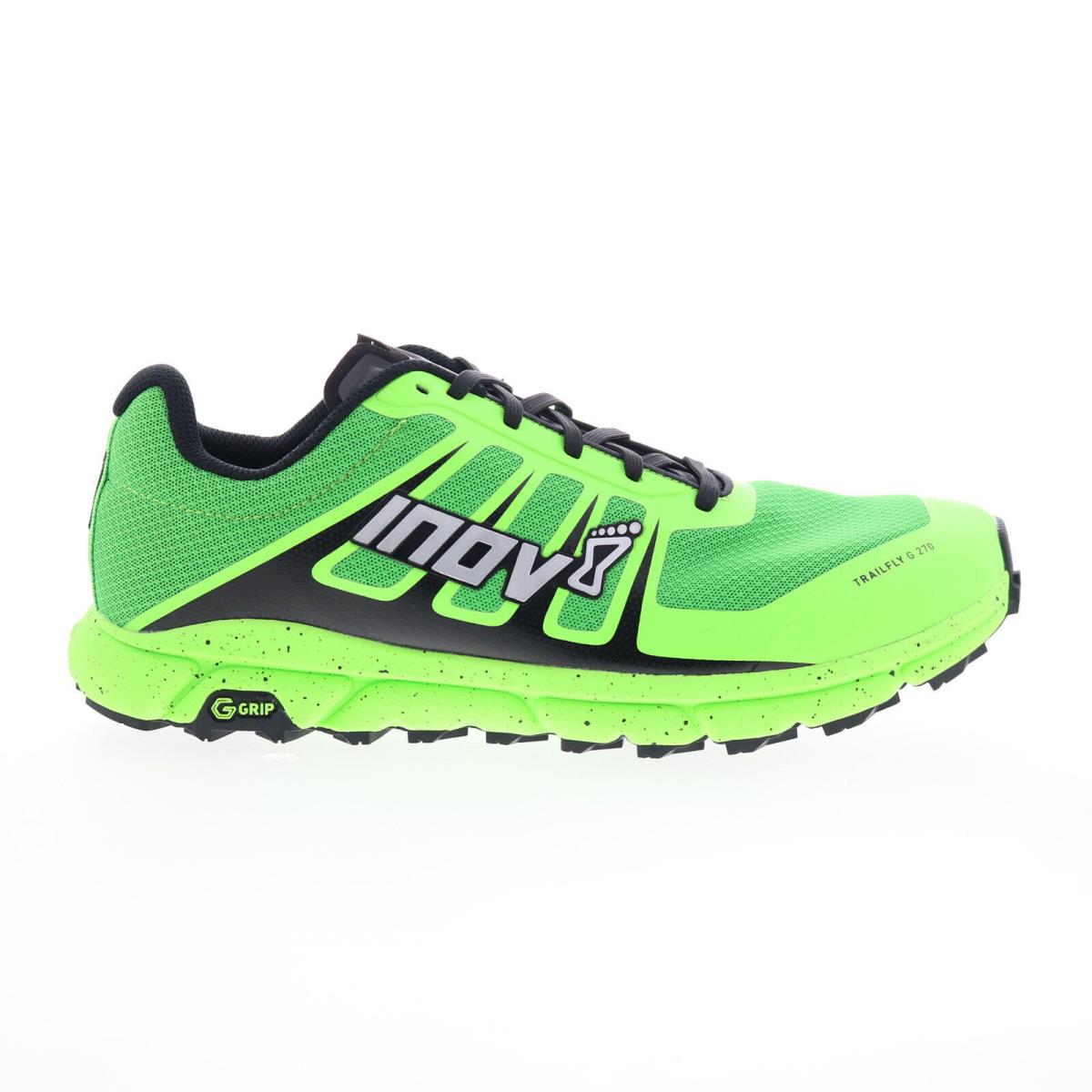 Inov-8 Trailfly G 270 V2 001065-GNBK Mens Green Athletic Hiking Shoes 12.5