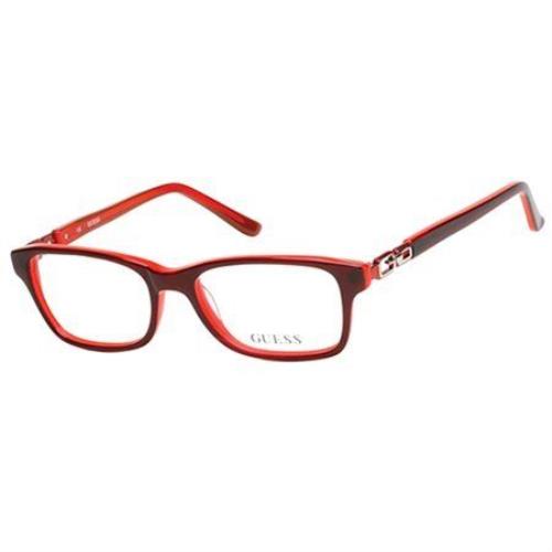 Guess Kids 9131-49068 NO Case Red Eyeglasses