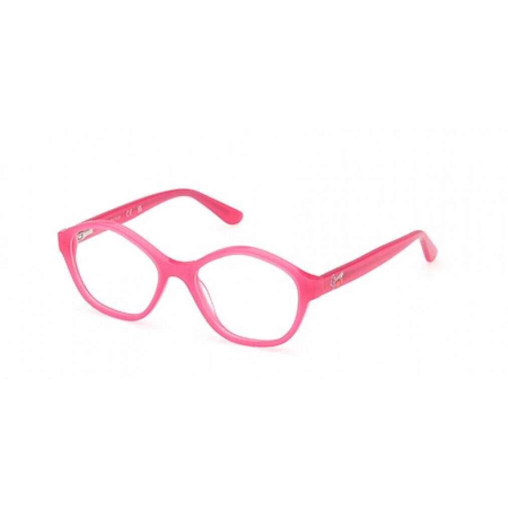 Guess GU 50141 Eyeglasses 074 Shiny Dark Pink