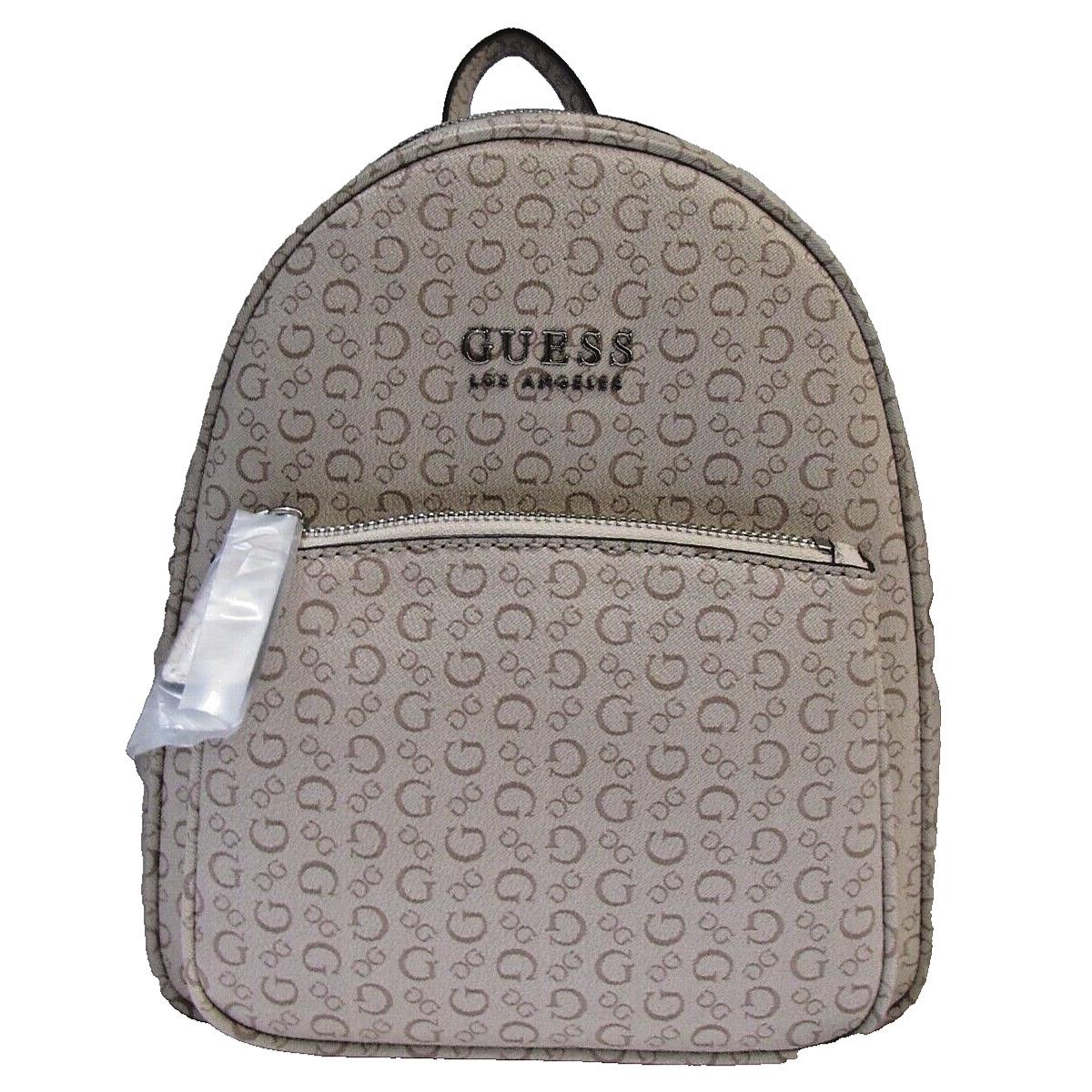 Guess Backpack Laine Hand/shoulder Bag in Khaki Free US Shipping