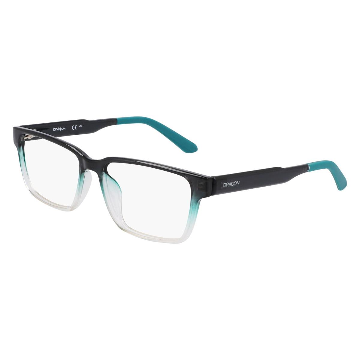 Dragon DR9013 308 Eyeglasses Men`s Green Gradient Full Rim Rectangle Shape 55mm