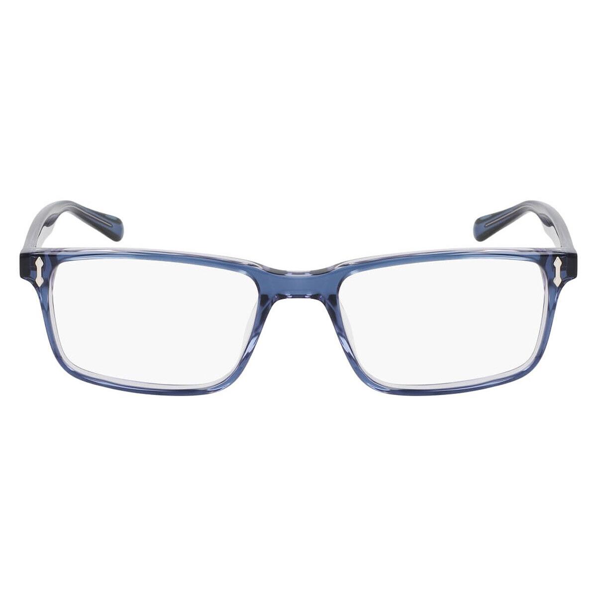 Dragon DR181 Kevin Eyeglasses Men Navy Crystal Laminate 54mm