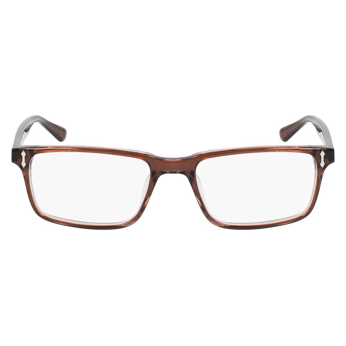 Dragon DR181 Kevin Eyeglasses Men Brown Crystal Laminate 54mm