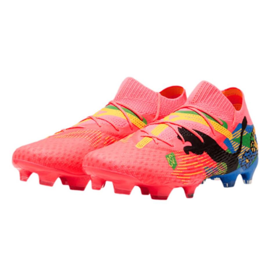 Puma Men`s Future 7 Ultimate Neymar JR Fg/ag Pink/blue 107839-01 i - Pink/Blue