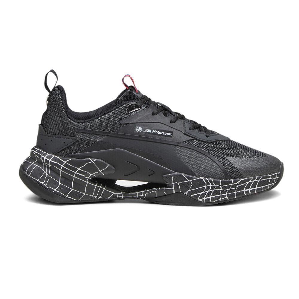 Puma Bmw Mms Lgnd Renegade Camo Lace Up Mens Black Sneakers Casual Shoes 307769 - Black