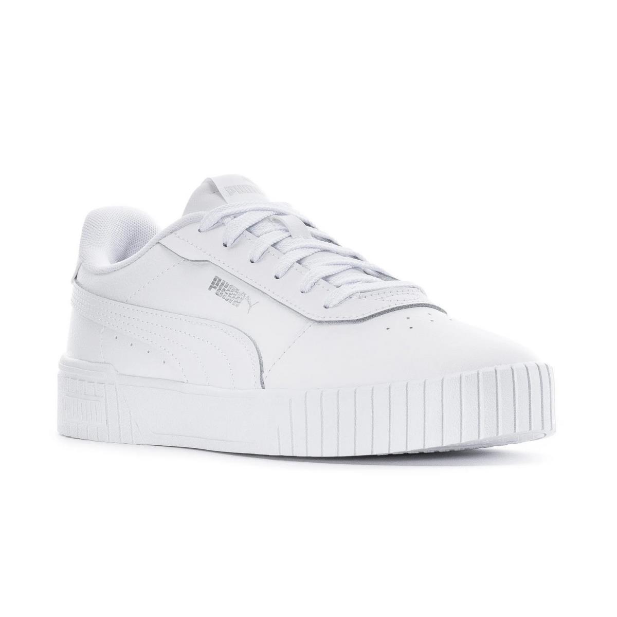 Puma Junior Shoes White Carina 2.0 JR 386185 02J - White