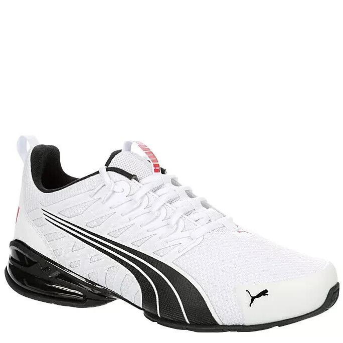 Puma Mens Voltaic Evo Comfort Daily Walk and Training Sneaker White - White