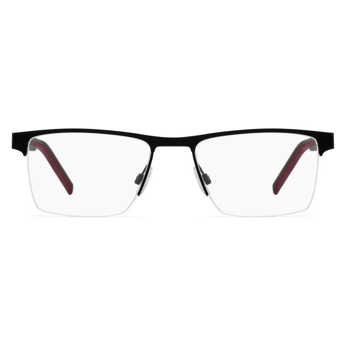 Hugo Boss 1066 Eyeglasses 0BLX Bkrt Crystal Red 55mm
