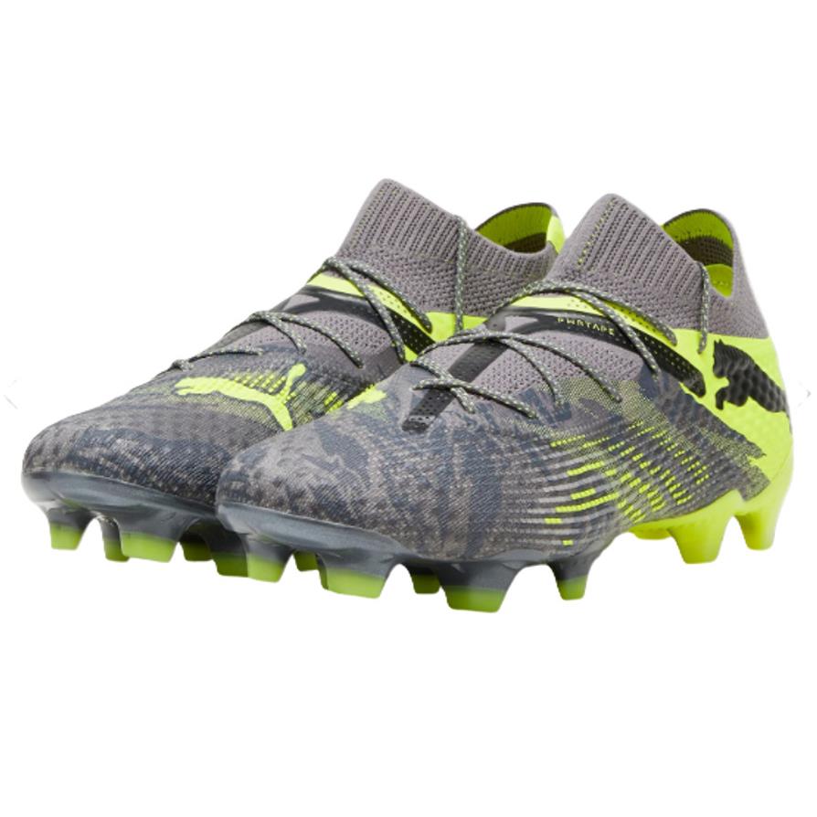 Puma Men`s Future 7 Ultimate Rush Pack Fg/ag Dark Grey/electric Lime 107828-01 i - Dark Grey/Electric Lime