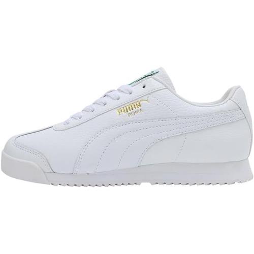 Men`s Puma Roma Standard Puma White-archive Green 396808 03 - Puma White-Archive Green