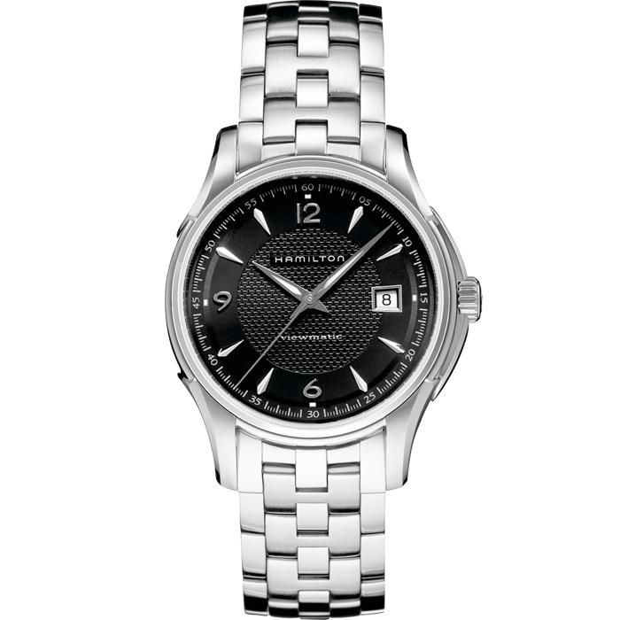 Hamilton Jazzmaster Viewmatic Stainless Steel Black Dial Men`s Watch H32515135