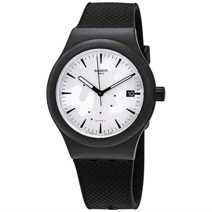 Swatch Sistem Kamu Automatic Grey Dial Men`s Watch SUTB407