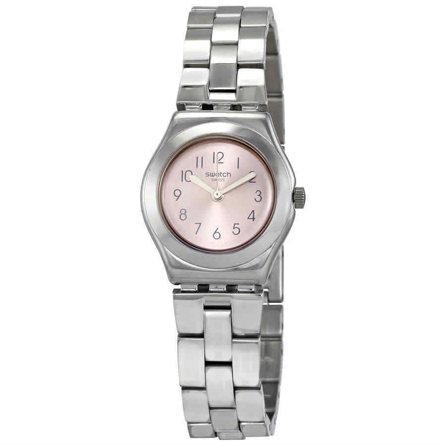 Swatch Passionement Rose Dial Ladies Steel Watch YSS310G