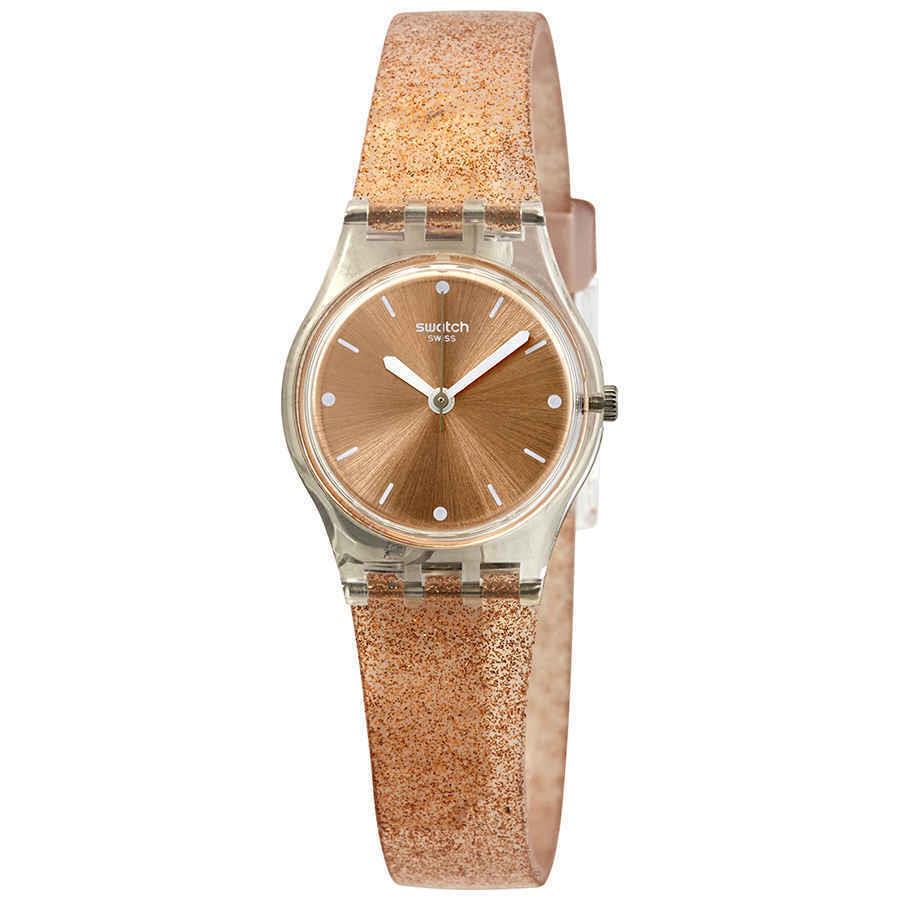 Swatch Pinkindescent Too Rose Gold Dial Ladies Watch LK354D