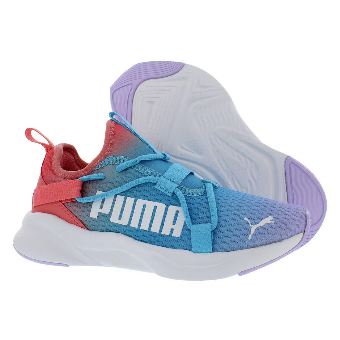 Puma Softride Rift So Ombre Girls Shoes Size 5.5 Color: Blue/pink - Blue/Pink, Main: Blue