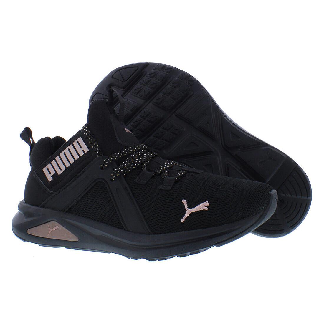 Puma Enzo 2 Metal Womens Shoes Size 7.5 Color: Black/pink - Black/Pink, Main: Black