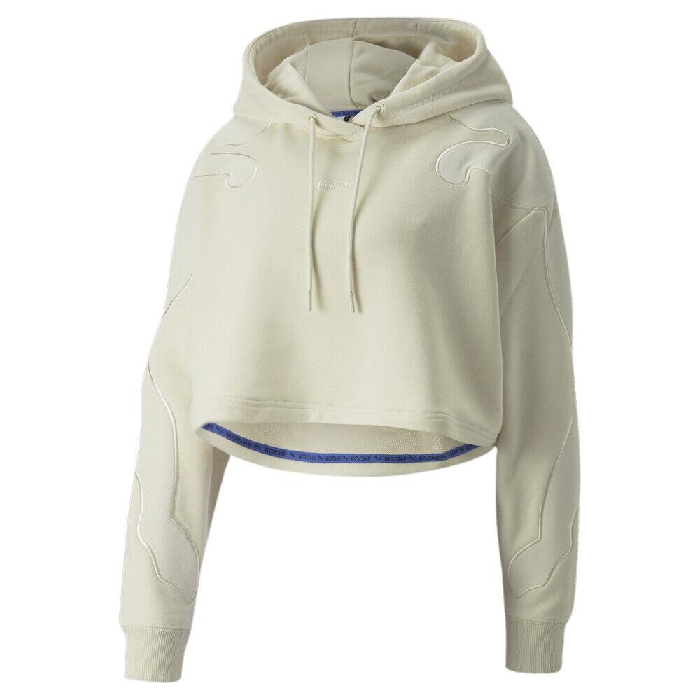 Puma Cropped Hoodie X Koche Womens Size M Casual Outerwear 53598676