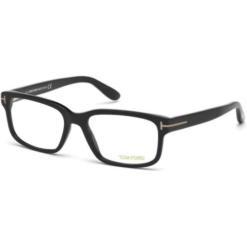 Tom Ford FT5313 Eyeglasses 002 Matte Black/gloss Black Transition